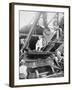 President Theodore Roosevelt, T the Culebra Cut During the Digging of the Panama Canal, 1906-null-Framed Photographic Print