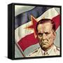 President Tito of Yugoslavia-English School-Framed Stretched Canvas