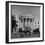 President Truman's Dog, "Feller" on White House Lawn-null-Framed Photographic Print