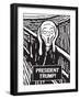 President Trump Scream-Ephemera-Framed Photographic Print