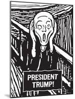 President Trump Scream-Ephemera-Mounted Photographic Print