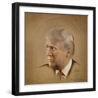 President Trump-Joel Christopher Payne-Framed Giclee Print