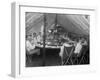 President Warren Harding Has Lunch in a Tent, with Thomas Edison and Henry Ford (On Right)-null-Framed Photo