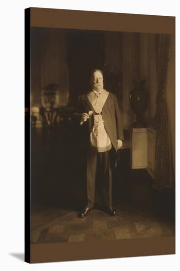 President William Howard Taft In Masonic Regalia-null-Stretched Canvas