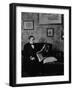 President William Mckinley Reading Newspaper-null-Framed Photographic Print