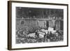 President Woodrow Wilson addressing Congress, c.1917-Harris & Ewing-Framed Photographic Print