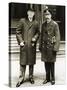 President Woodrow Wilson Posing with King George V-null-Stretched Canvas