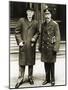 President Woodrow Wilson Posing with King George V-null-Mounted Photographic Print