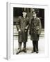 President Woodrow Wilson Posing with King George V-null-Framed Photographic Print