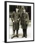 President Woodrow Wilson Posing with King George V-null-Framed Photographic Print