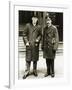 President Woodrow Wilson Posing with King George V-null-Framed Photographic Print