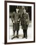 President Woodrow Wilson Posing with King George V-null-Framed Photographic Print