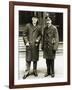 President Woodrow Wilson Posing with King George V-null-Framed Photographic Print