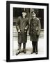 President Woodrow Wilson Posing with King George V-null-Framed Photographic Print