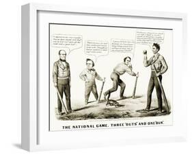 Presidential Campaign, 1860-Currier & Ives-Framed Giclee Print