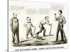 Presidential Campaign, 1860-Currier & Ives-Stretched Canvas