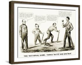 Presidential Campaign, 1860-Currier & Ives-Framed Giclee Print