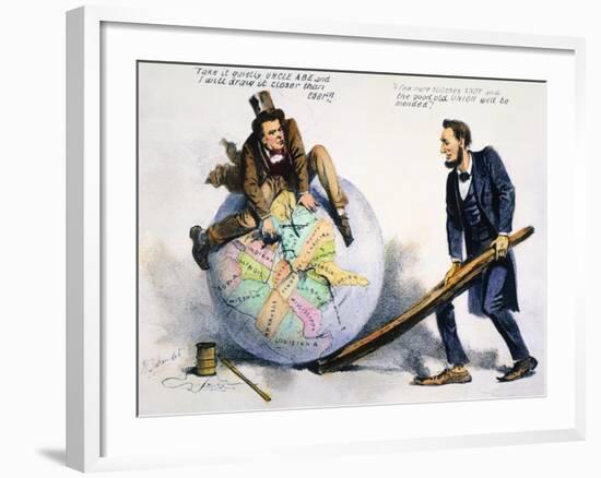 Presidential Campaign, 1864-null-Framed Giclee Print