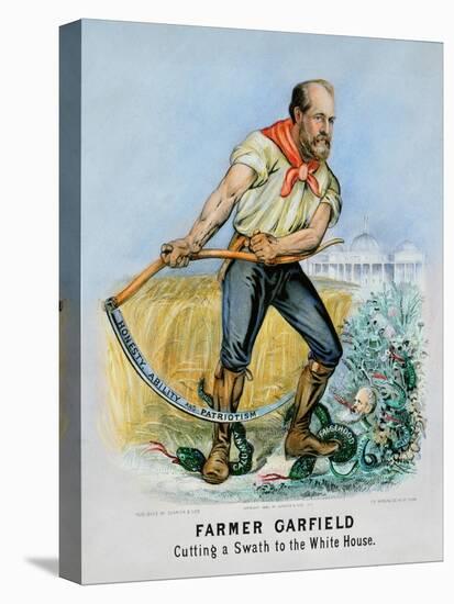 Presidential Campaign, 1880-Currier & Ives-Stretched Canvas