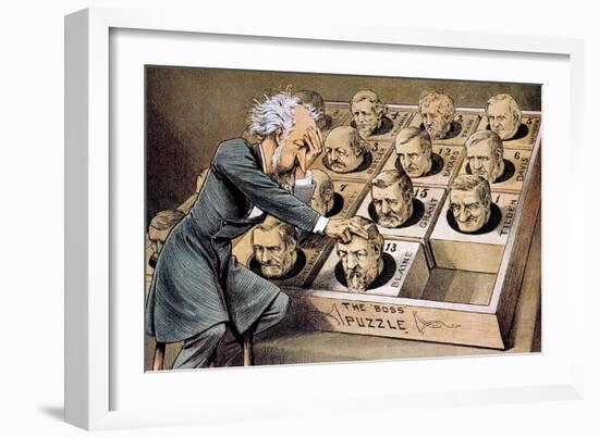 Presidential Campaign, 1880-null-Framed Giclee Print