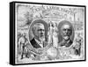 Presidential Campaign, 1888-Kurz & Allison-Framed Stretched Canvas