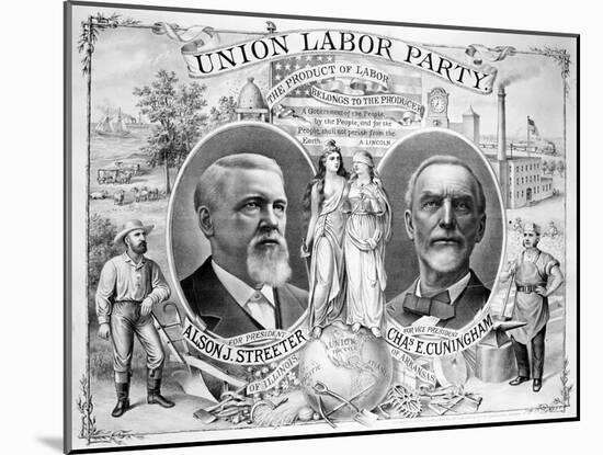 Presidential Campaign, 1888-Kurz & Allison-Mounted Giclee Print