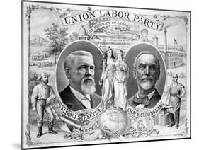 Presidential Campaign, 1888-Kurz & Allison-Mounted Giclee Print