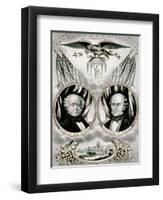 Presidential Campaign Banner, 1848-Science Source-Framed Premium Giclee Print