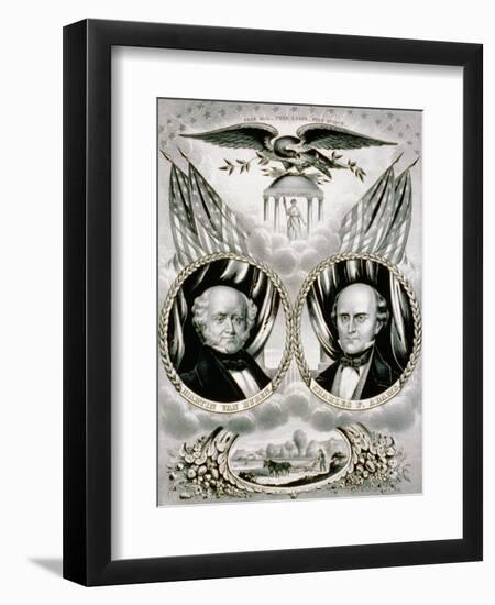 Presidential Campaign Banner, 1848-Science Source-Framed Premium Giclee Print