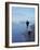 Presidential Candidate Bobby Kennedy and His Dog, Freckles, Running on an Oregon Beach-Bill Eppridge-Framed Photographic Print