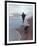 Presidential Candidate Bobby Kennedy and His Dog, Freckles, Running on Beach-Bill Eppridge-Framed Photographic Print