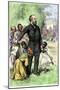 Presidential Candidate James Garfield as "The Friend of the Freedman," 1880-null-Mounted Giclee Print