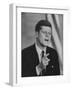 Presidential Candidate John F. Kennedy Speaking During a Debate-Ed Clark-Framed Photographic Print