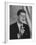 Presidential Candidate John F. Kennedy Speaking During a Debate-Ed Clark-Framed Photographic Print