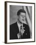 Presidential Candidate John F. Kennedy Speaking During a Debate-Ed Clark-Framed Photographic Print