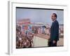 Presidential Candidate Richard Nixon on the Campaign Trail-Arthur Schatz-Framed Photographic Print