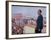 Presidential Candidate Richard Nixon on the Campaign Trail-Arthur Schatz-Framed Photographic Print