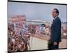 Presidential Candidate Richard Nixon on the Campaign Trail-Arthur Schatz-Mounted Photographic Print