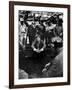 Presidential Candidate, Sen. John Kennedy Chatting with Miners, Campaigning During Primaries-Hank Walker-Framed Photographic Print