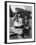 Presidential Candidate Senator Jack Kennedy with His Wife Jacqueline and Daughter Caroline-Paul Schutzer-Framed Photographic Print