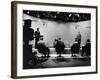 Presidential Candidates Senator John Kennedy and Rep. Richard Nixon Standing at Lecterns Debating-Francis Miller-Framed Photographic Print