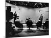 Presidential Candidates Senator John Kennedy and Rep. Richard Nixon Standing at Lecterns Debating-Francis Miller-Mounted Photographic Print