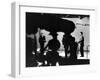 Presidential Candidates Senator John Kennedy and Richard Nixon Standing at Lecterns Debating-Paul Schutzer-Framed Photographic Print