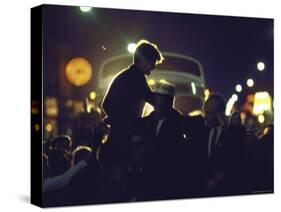 Presidential Contender Bobby Kennedy Campaigning-Bill Eppridge-Stretched Canvas