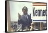 Presidential Contender Bobby Kennedy Campaigning-Bill Eppridge-Framed Stretched Canvas