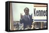 Presidential Contender Bobby Kennedy Campaigning-Bill Eppridge-Framed Stretched Canvas
