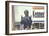 Presidential Contender Bobby Kennedy Campaigning-Bill Eppridge-Framed Photographic Print