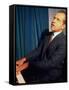 Presidential Nominee Richard Nixon the Day After His Acceptance Speech at Key Biscayne-Arthur Schatz-Framed Stretched Canvas