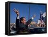 Presidential Nominee Richard Nixon Upon His Arrival in San Diego-Arthur Schatz-Framed Stretched Canvas