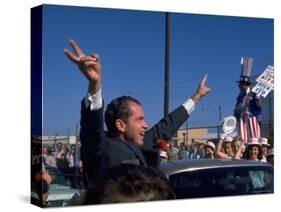 Presidential Nominee Richard Nixon Upon His Arrival in San Diego-Arthur Schatz-Stretched Canvas